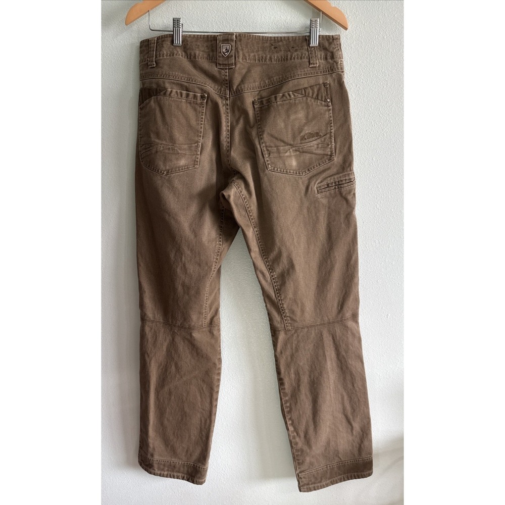 Kuhl Men Easy Rydr Pants Khaki Tan Pockets 33x34 Hiking Outdoor Trail - Picture 3 of 10